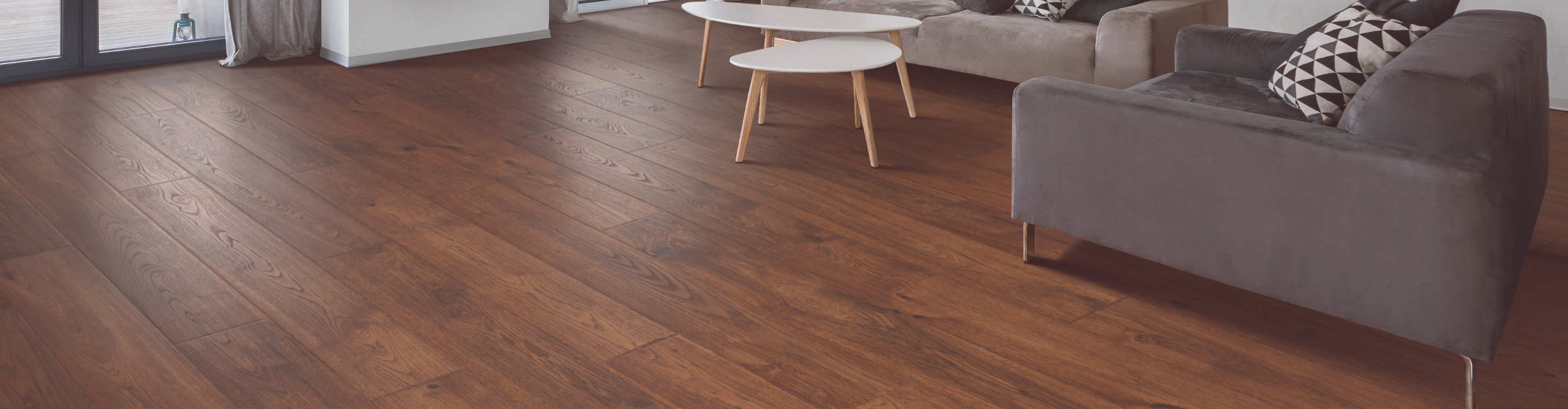 Dark Wood Laminate Flooring   Header Page 