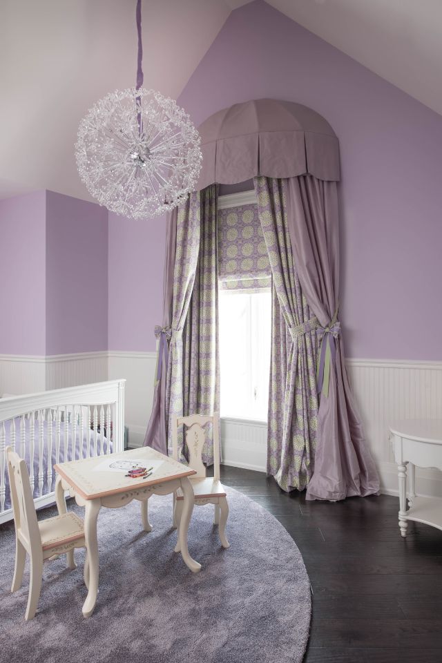purple girl's room | Design by WILLIAM MACDONALD  Photography by STEPHANI BUCHMAN    